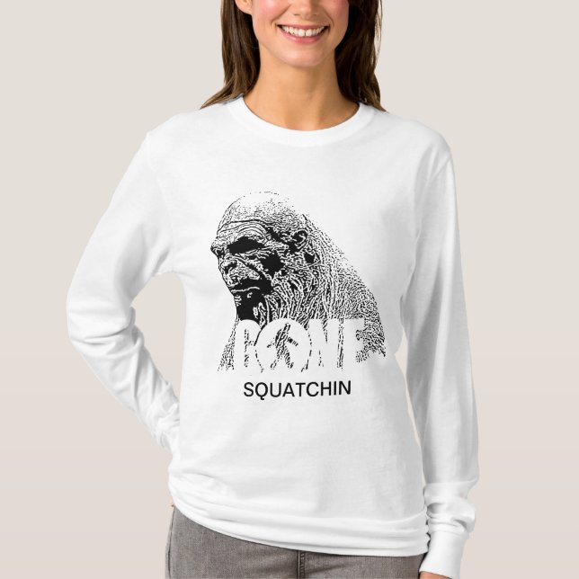 T-shirt Squatchin allé (Devant)