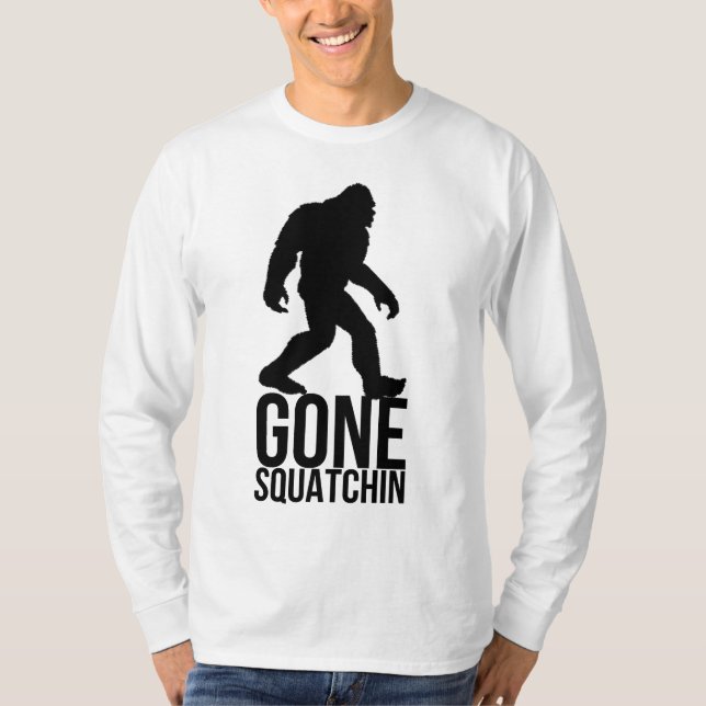 T-shirt Squatchin allé grand par pied (Devant)