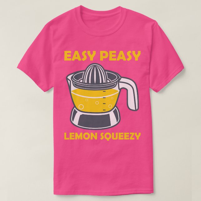 T-shirt Squeezer de citron doux facile (Design devant)