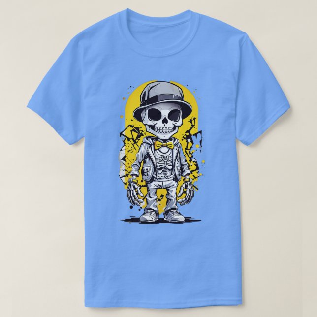 T-shirt squelette (Design devant)