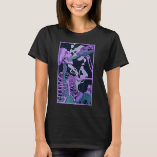 T-shirt Squelette Boire Poison Pastel Goth Occult Art