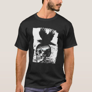 T-shirt Squelette Corbeau Satanisme gothique Occulte Horre