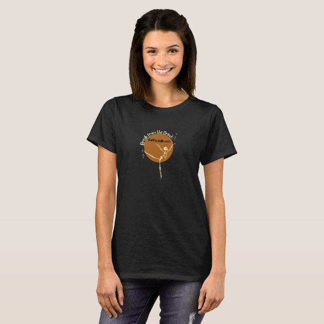 T-Shirt Squelette Dansant (Devant entier)