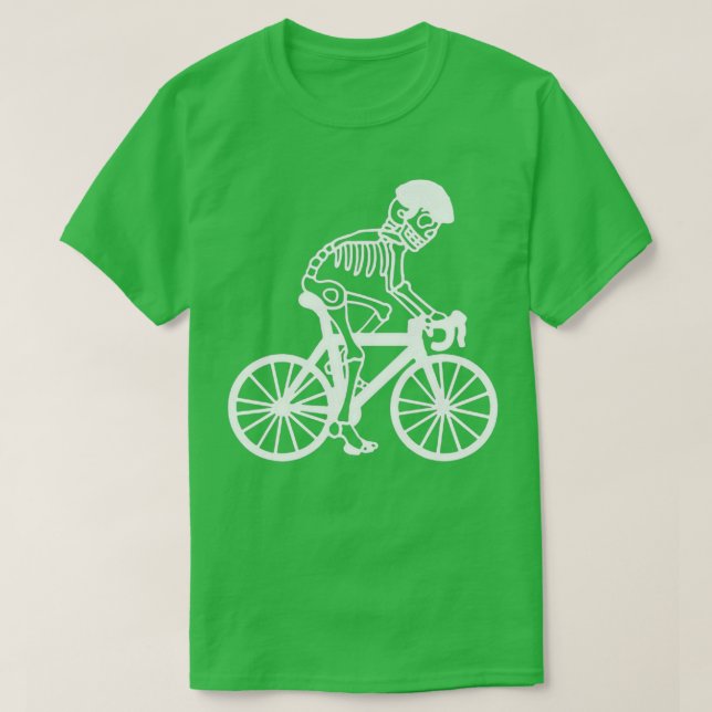 T-shirt Squelette de vélo (Design devant)