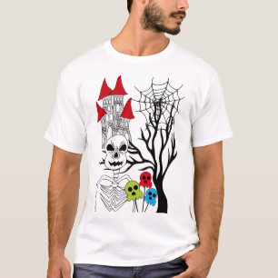 T-shirt squelette d'Halloween