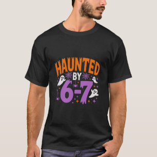 T-shirt Squelette d'Halloween ensorcelé Numéro Six Sept
