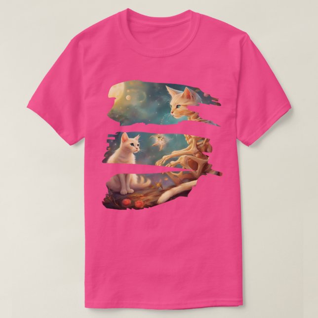 T-shirt Squelette Et Chat Meilleurs Amis Kitten Drôle Chat (Design devant)