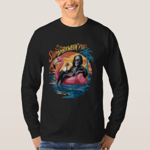 T-shirt Squelette été Éffrayant de Summerween Vibes