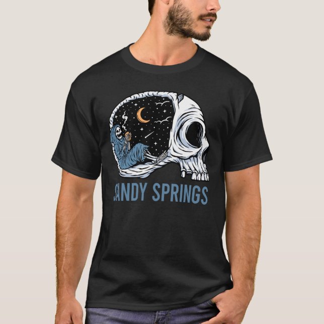 T-shirt Squelette frais - Squelette sablonneux (Devant)