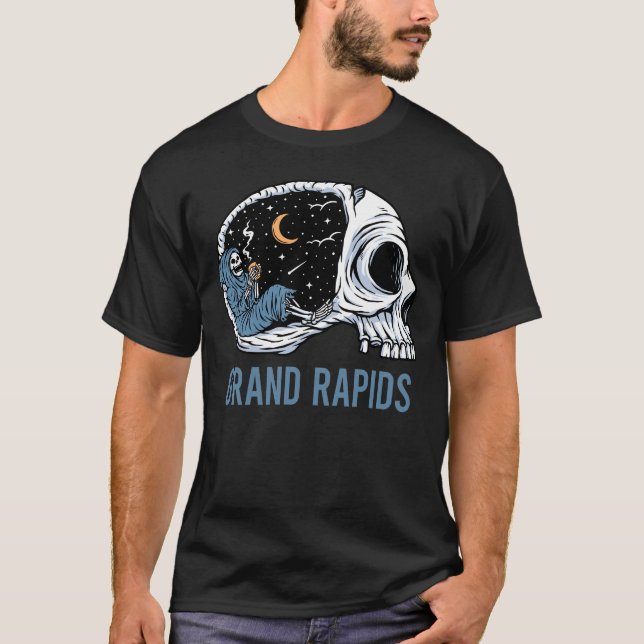 T-shirt Squelette glaçant - Grand Rapids (Devant)