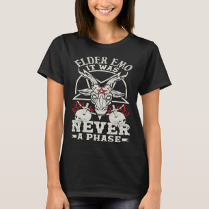 T-shirt Squelette gothique Elder Emo Ce n'était jamais une