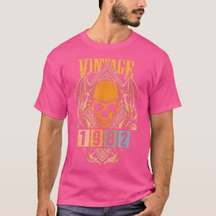 T-shirt Squelette gothique rétro d'anniversaire vintage 19