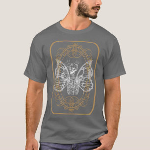 T-shirt Squelette Grunge Aesthétique Boire Café Fée Go