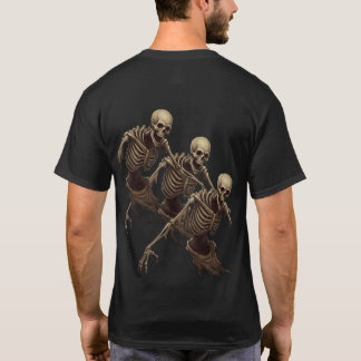 T-shirt Squelette Hanté Horreur