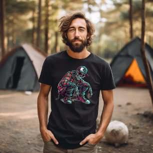 T-shirt Squelette Hobo squatter