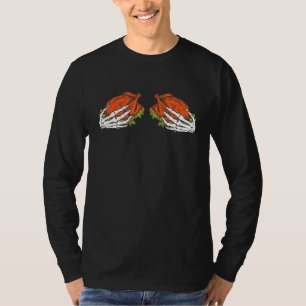 T-shirt Squelette Main Sur Le Sein Turquie Soutien-gorge T