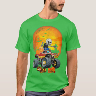 T-shirt Squelette Monster Camion Lune bonbon pour bébé Gar