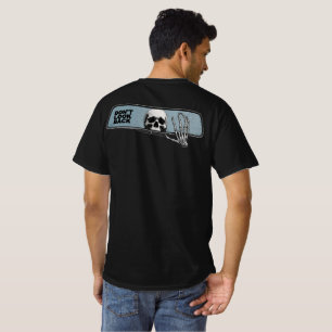 T-shirt Squelette Rétroviseur Tee – Ne Regarde Pas Derrièr