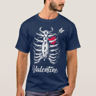 T-shirt Squelette Saint Valentin Goth Gothique Saint Valen