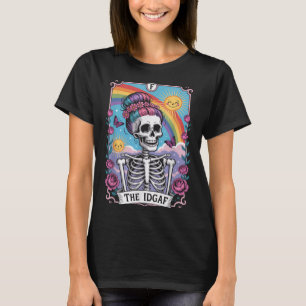 T-shirt Squelette sarcastique la carte de tarot drôle goth