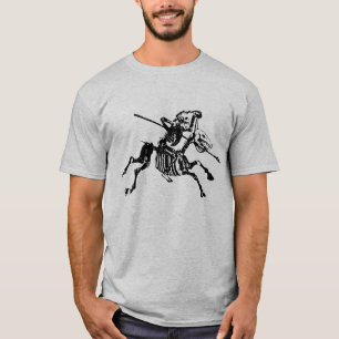 T-shirt Squelette sur le cheval squelettique