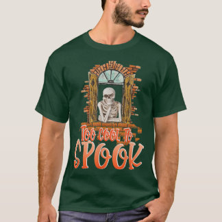 T-shirt Squelette Tenue Simple Costume Trop Cool Pour Parl