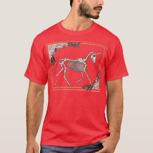 T-shirt Squelette Unicorne