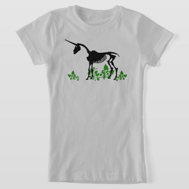 T-shirt Squelette Unicorne (Poser)