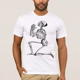 T-SHIRT squelettique de prière