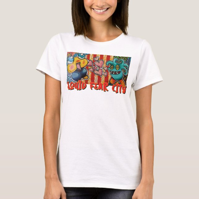 T-shirt Squid Fear City Graphic Tee (Devant)