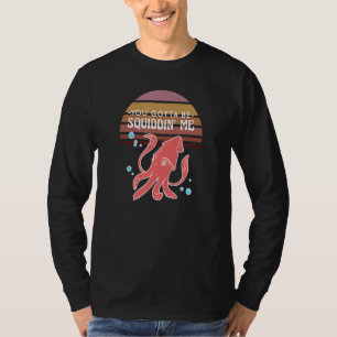 T-shirt Squid Octopus drôle Mème Rétro pour Hommes Femmes 