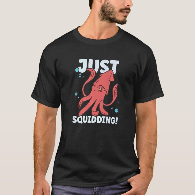 T-shirt Squid  Octopus  Squid Marine Biologist  1 (Devant)