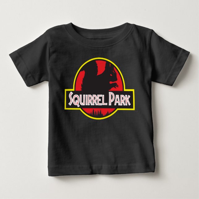 T-shirt Squirrel Park Baby (Devant)