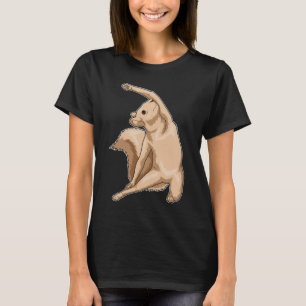 T-shirt Squirrel Yoga Fitness Gymnastique