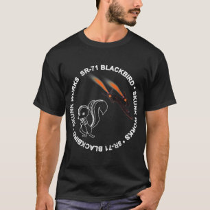 T-shirt SR71 Blackbird Skunk Works Blackbird