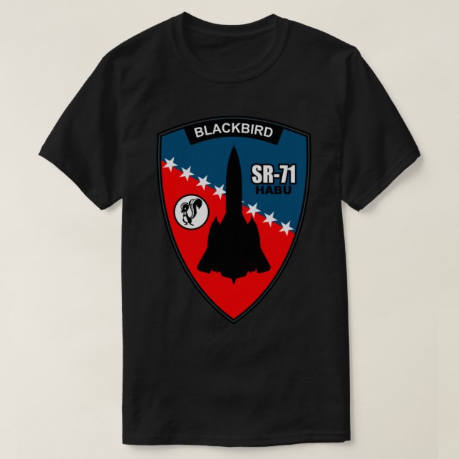 T-shirt SR-71 Blackbird Habu   (Design devant)