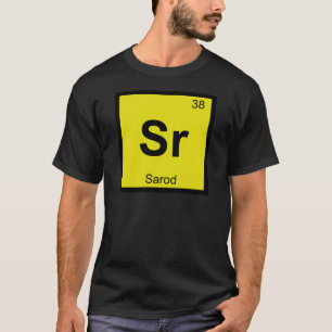 T-shirt Sr - Chimie de la musique Sarod Symbole du tableau