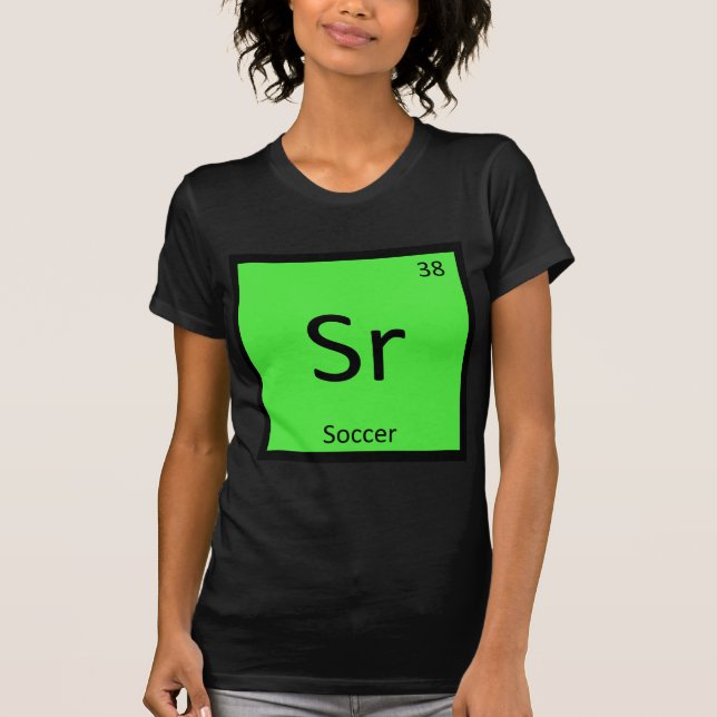 T-shirt Sr - Chimie sportive de football Symbole de table  (Devant)