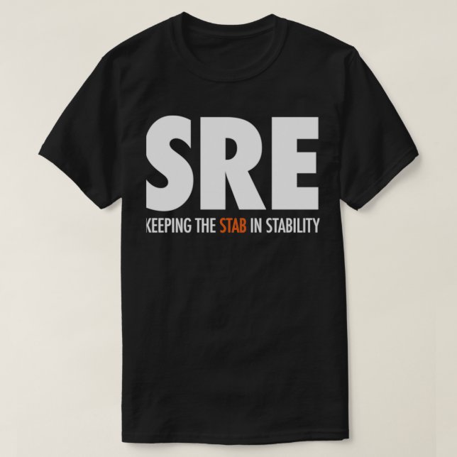T-shirt SRE Maintenir le tabou dans la stabilité (Design devant)
