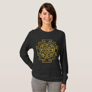 T-shirt Sri d'or Yantra/Sri Chakra