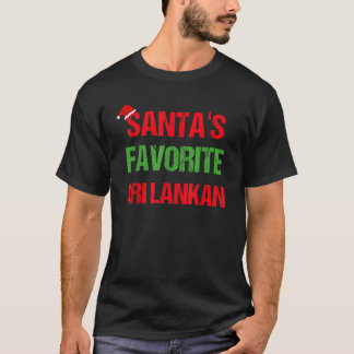 T-shirt Sri Lanka Funny Sri Lanka Pajama cadeau de Noël T