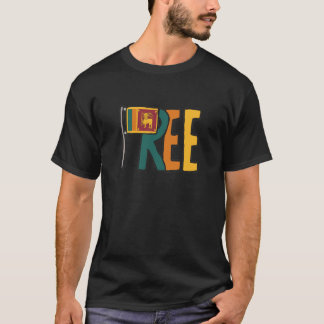 T-shirt Sri Lanka libre