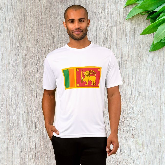 T-shirt Sri Lanka National Flag Lion Symbol (Créateur téléchargé)