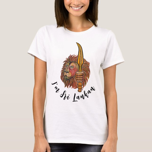 T - Shirt Sri Lankas (Vorderseite)