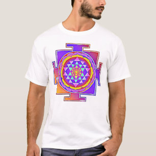 T-shirt Sri Yantra - Symbole hindouiste Design 1