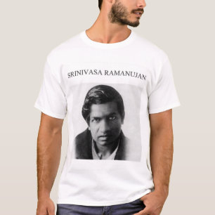 T-shirt Srinivasa Ramanujan mathématicien le plus extraor