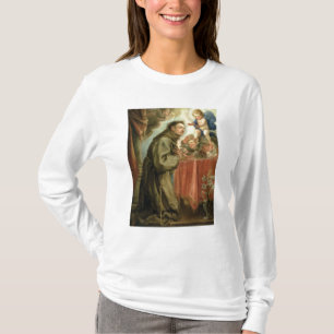 T-shirt St Anthony de Padoue adorant l'enfant du Christ