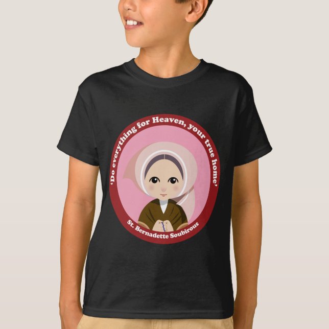 T-shirt St Bernadette Soubirous (Devant)