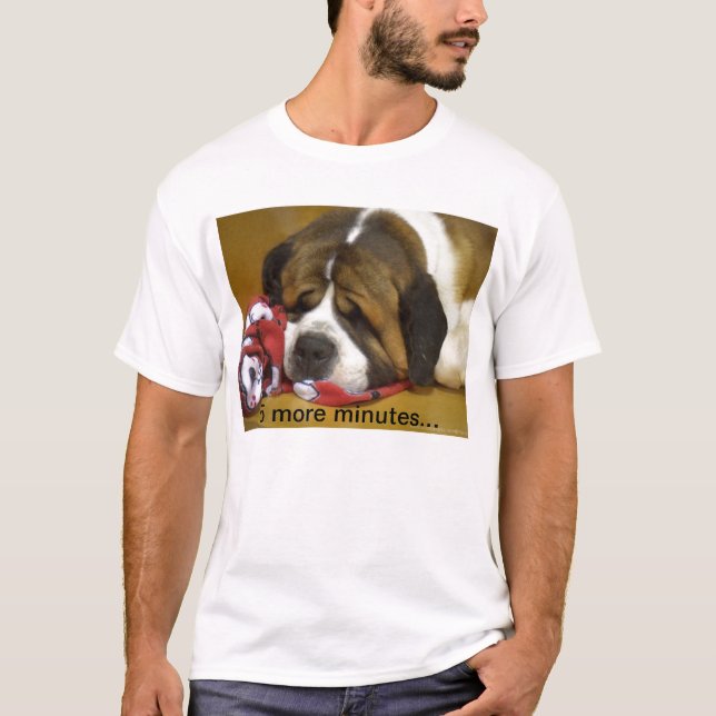 T-shirt St Bernard somnolent (Devant)