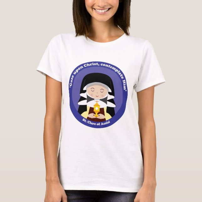 T-shirt St Clare d'Assisi (Devant)